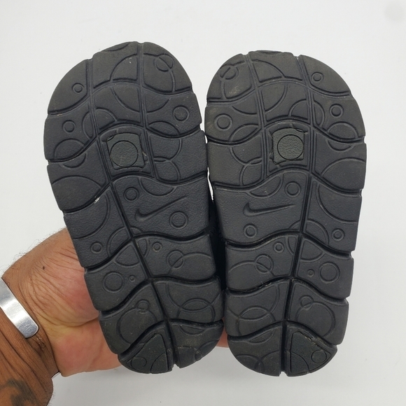 Nike Shoes Toddler 7C Sunray Adjust 4 Black Strap Kids Sandals - Picture 3 of 10